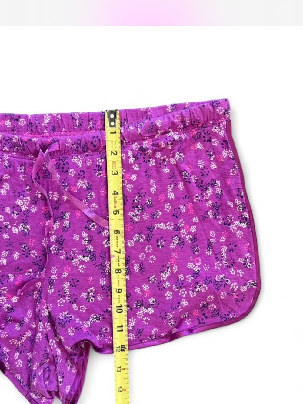 Women's Pink Lace-Back Tank & Print Short Sleep Set - Picture 5 of 7
